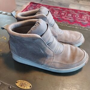 Sorel Out N About III Conquest Waterproof Boots Grey Suede NL3798-005 Womens 8.5